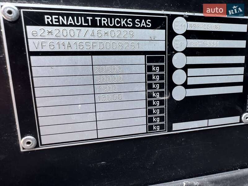 Тягач Renault Range T/T-Series 2015 в Белой Церкви фото 16 Тягач Renault Range T/T-Series 2015 в Белой Церкви