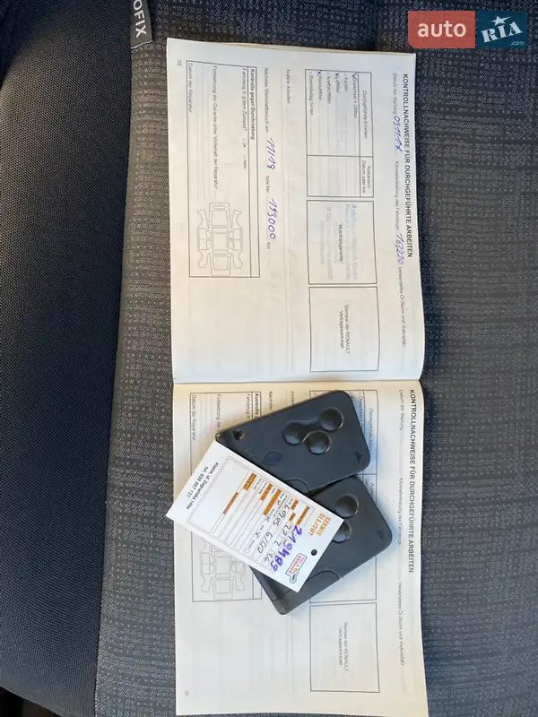 Мінівен Renault Scenic 2007 в Луцьку документ