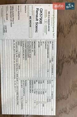 Минивэн Renault Scenic 2011 в 