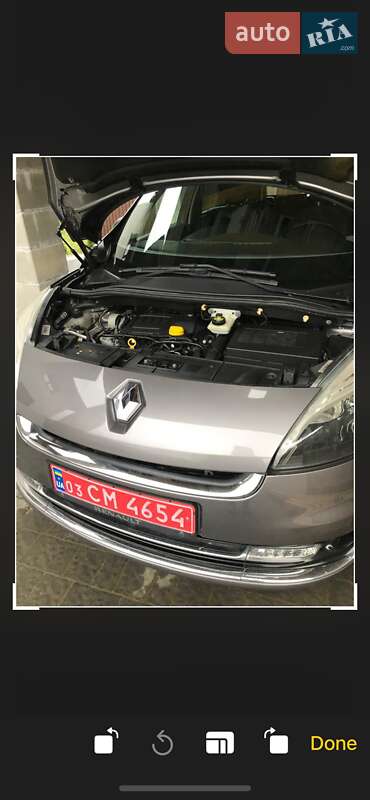 Минивэн Renault Scenic 2012 в Славском