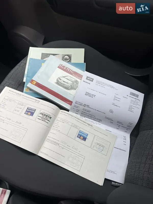 Минивэн Renault Scenic 2007 в Запорожье документ
