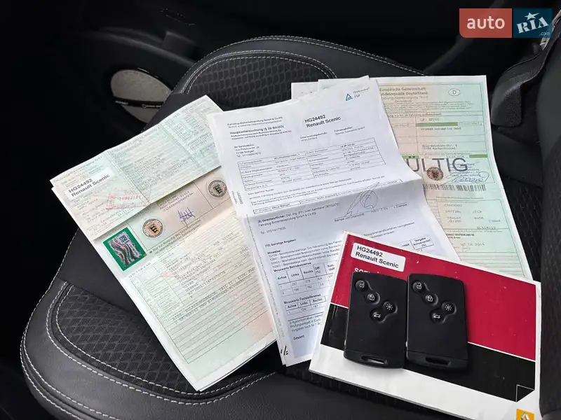 Мінівен Renault Scenic 2014 в Києві документ 2 фото Мінівен Renault Scenic 2014 в Києві документ