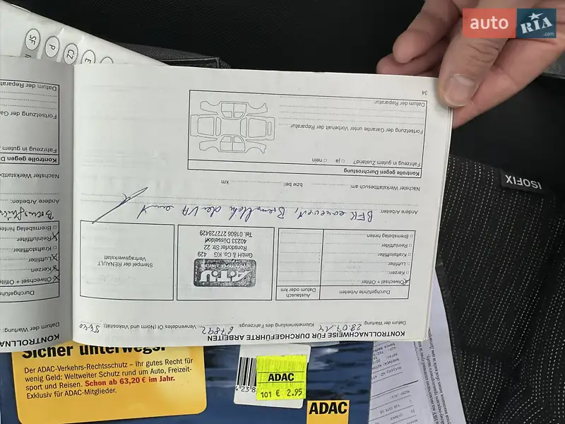 Минивэн Renault Scenic 2007 в Нежине документ