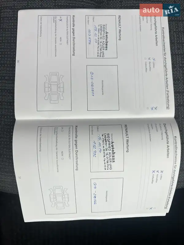 Минивэн Renault Scenic 2007 в Луцке документ