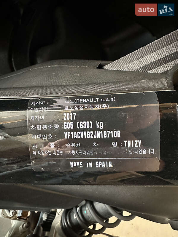 Хетчбек Renault Twizy Z.E. 2017 в Луцьку