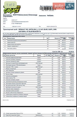 Хэтчбек Renault Vel Satis 2006 в Киеве