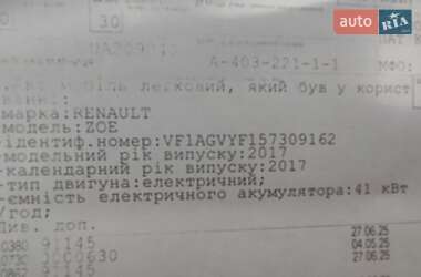 Хэтчбек Renault Zoe 2017 в 