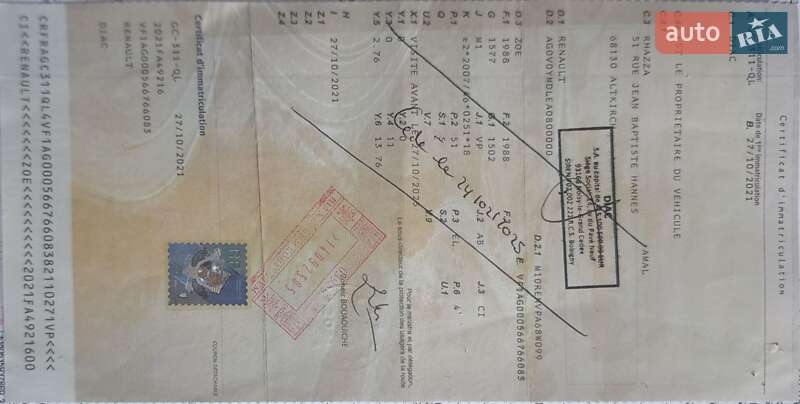 Хэтчбек Renault Zoe 2020 в Львове фото 27 Хэтчбек Renault Zoe 2020 в Львове