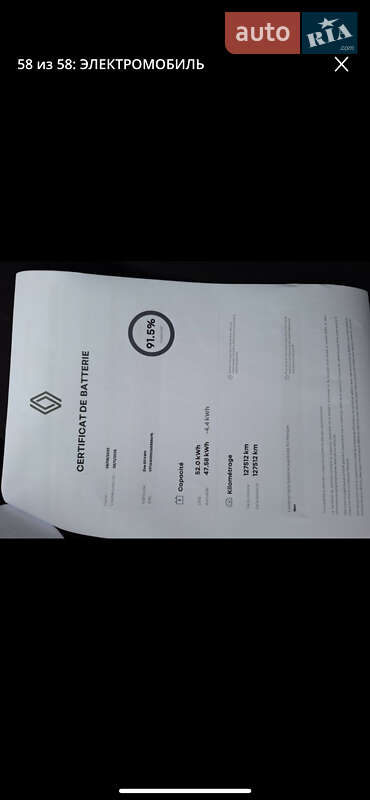 Хетчбек Renault Zoe 2020 в Луцьку