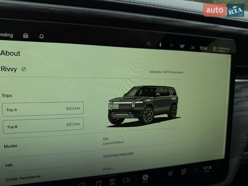 Позашляховик / Кросовер Rivian R1S 2022 в Костопілі