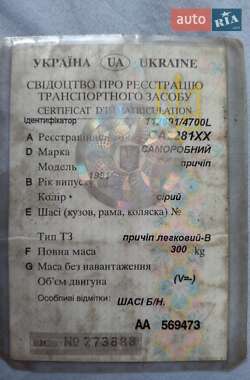 Борт Самодельный Самодельный прицеп 1991 в 