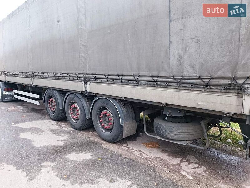 Бортовой полуприцеп Samro Alusam 2002 в Киеве