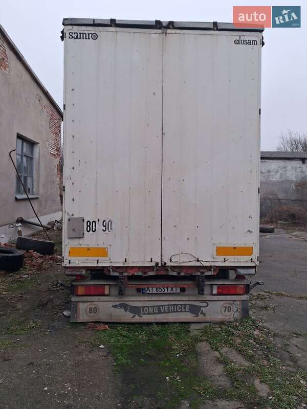 Тентованный борт (штора) - прицеп Samro RE 1999 в Лубнах