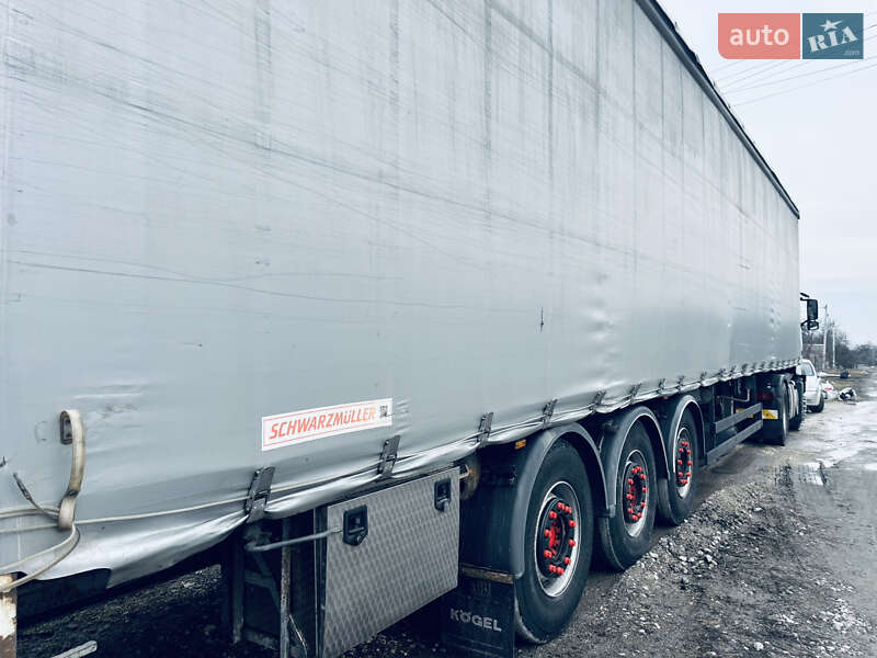 Тентованный борт (штора) - полуприцеп Samro S 338WHPF 2003 в Днепре