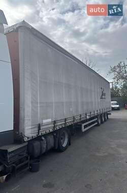 Тентованный борт (штора) - полуприцеп Samro S338F 2000 в 