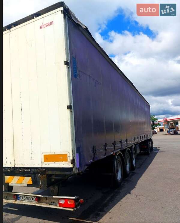 Тентований борт (штора) - напівпричіп Samro SR 334 2006 в Харкові