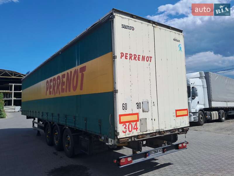 Тентований борт (штора) - напівпричіп Samro ST39WGPE 2010 в Хмельницькому фото 3 Тентований борт (штора) - напівпричіп Samro ST39WGPE 2010 в Хмельницькому
