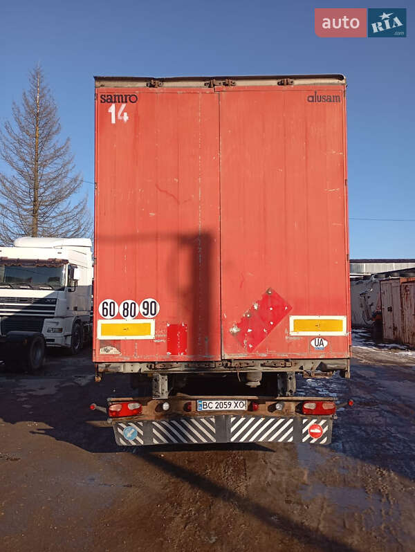 Тентованный борт (штора) - полуприцеп Samro ST 2006 в Львове фото 2 Тентованный борт (штора) - полуприцеп Samro ST 2006 в Львове