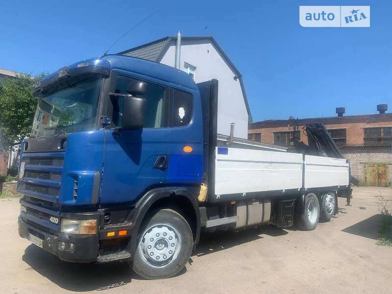 Кран-маніпулятор Scania 124 1999 в Дніпрі