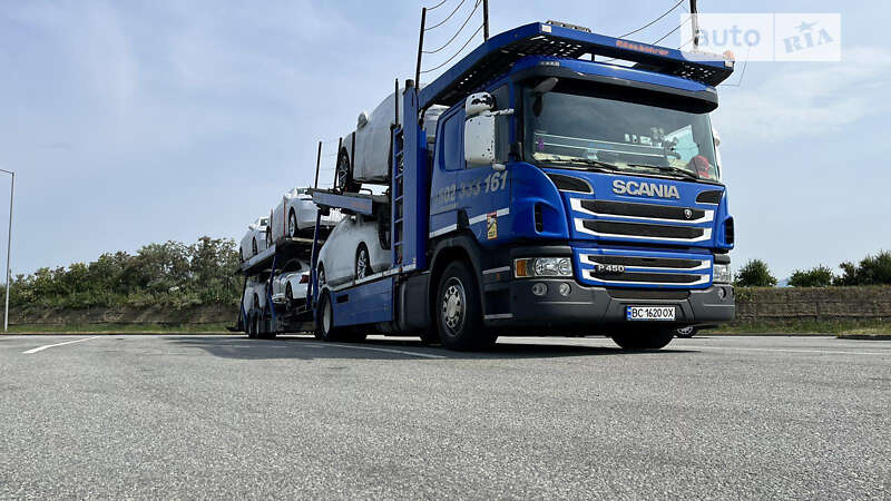 Автовоз Scania P 2015 в Дрогобичі