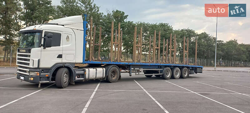 Лісовоз / Сортиментовоз Scania R 114 2001 в Дніпрі