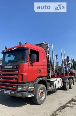 Лесовоз / Сортиментовоз Scania R 420 2000 в Ивано-Франковске