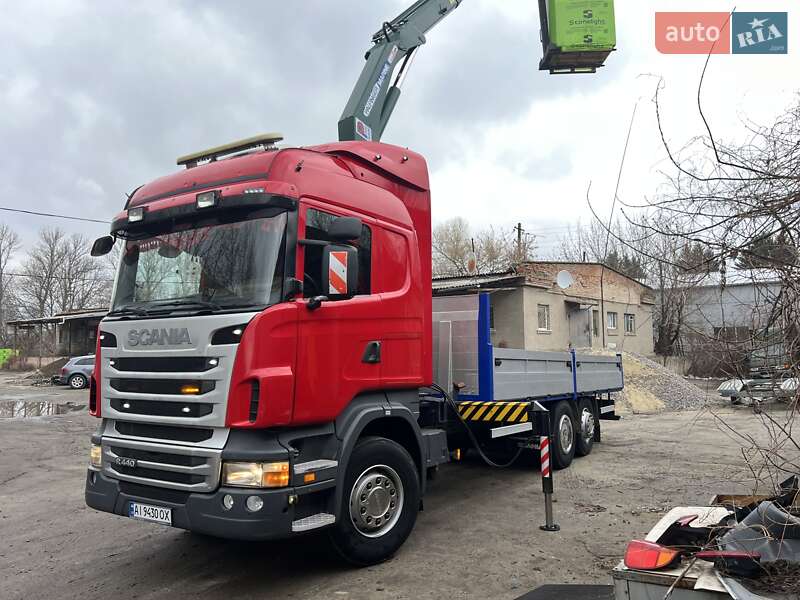 Кран-манипулятор Scania R 440 2012 в Белой Церкви
