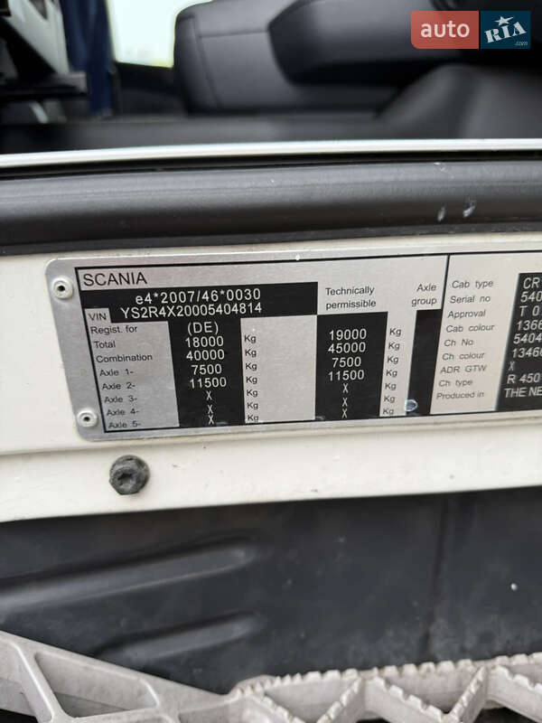 Тягач Scania R 450 2015 в Чернівцях
