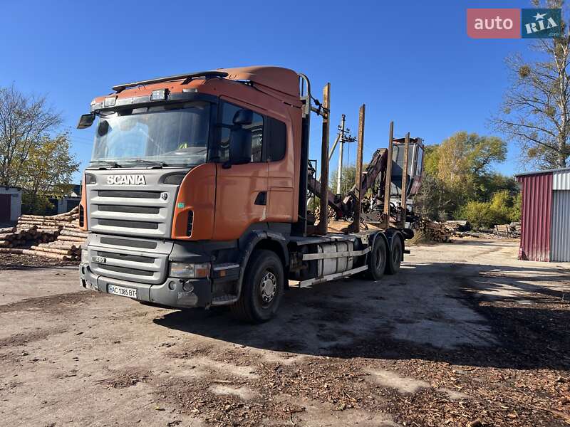 Лісовоз / Сортиментовоз Scania R 480 2007 в Ратному фото 10 Лісовоз / Сортиментовоз Scania R 480 2007 в Ратному
