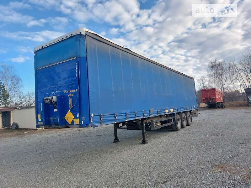 Тентованный борт (штора) - полуприцеп Schmitz Cargobull BPW 2004 в Макарове