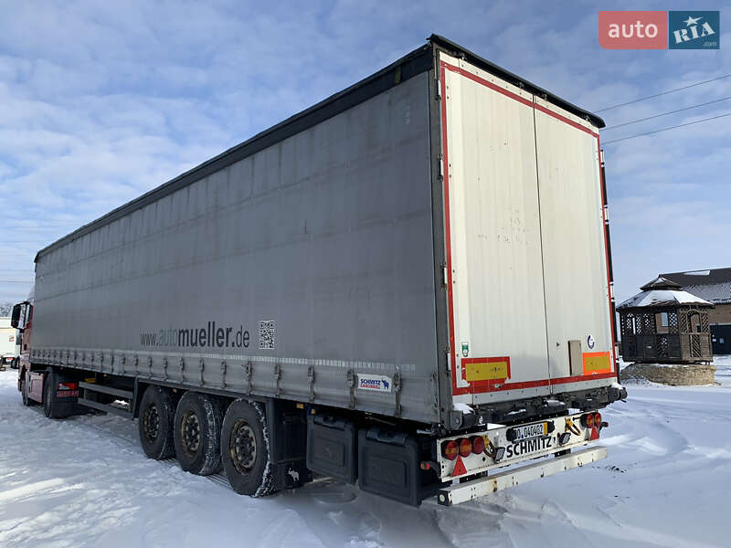 Тентований борт (штора) - напівпричіп Schmitz Cargobull Cargobull 2016 в Луцьку