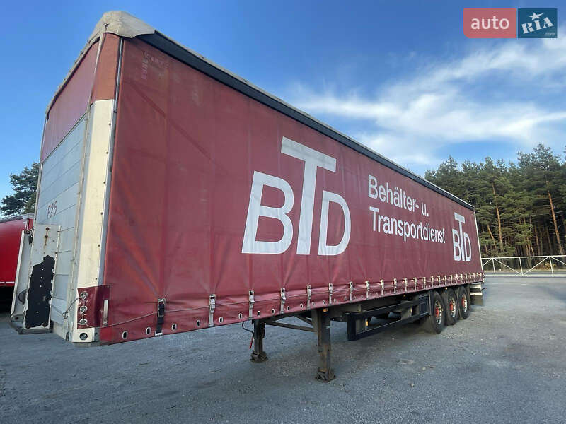 Тентований борт (штора) - напівпричіп Schmitz Cargobull Cargobull 2007 в Києві