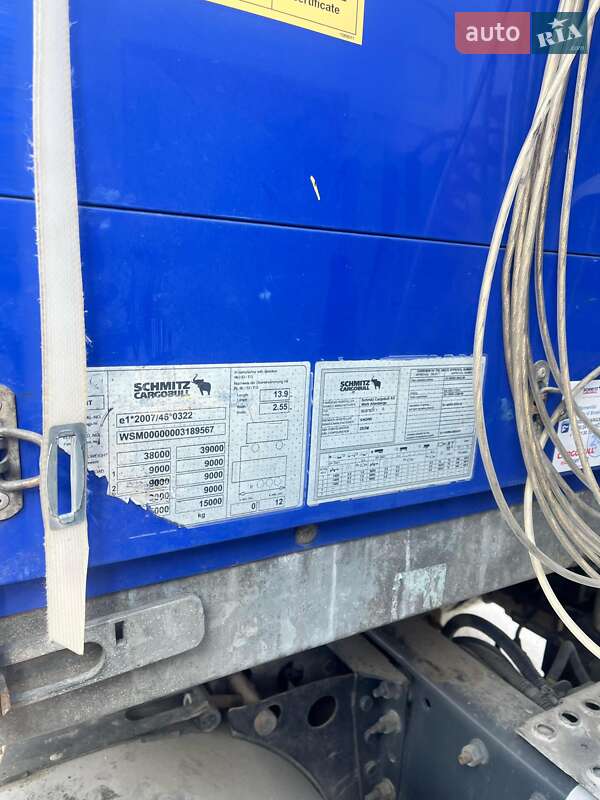 Тентований борт (штора) - напівпричіп Schmitz Cargobull Cargobull 2014 в Дніпрі фото 20 Тентований борт (штора) - напівпричіп Schmitz Cargobull Cargobull 2014 в Дніпрі