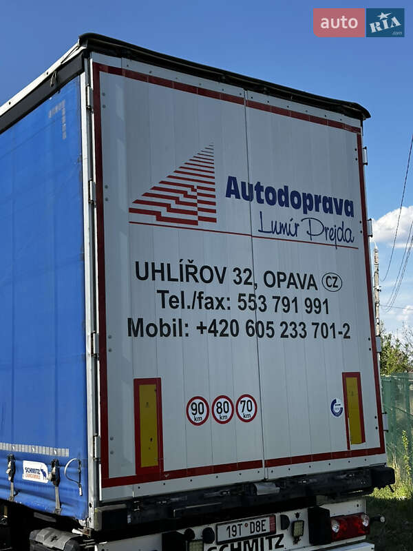 Тентованный борт (штора) - полуприцеп Schmitz Cargobull Cargobull 2014 в Умани