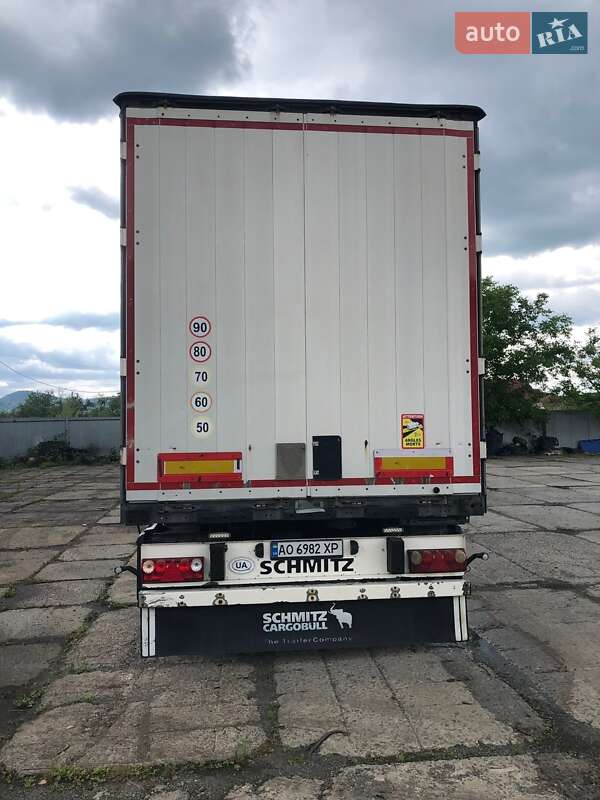 Тентованный борт (штора) - полуприцеп Schmitz Cargobull Cargobull 2012 в Ужгороде