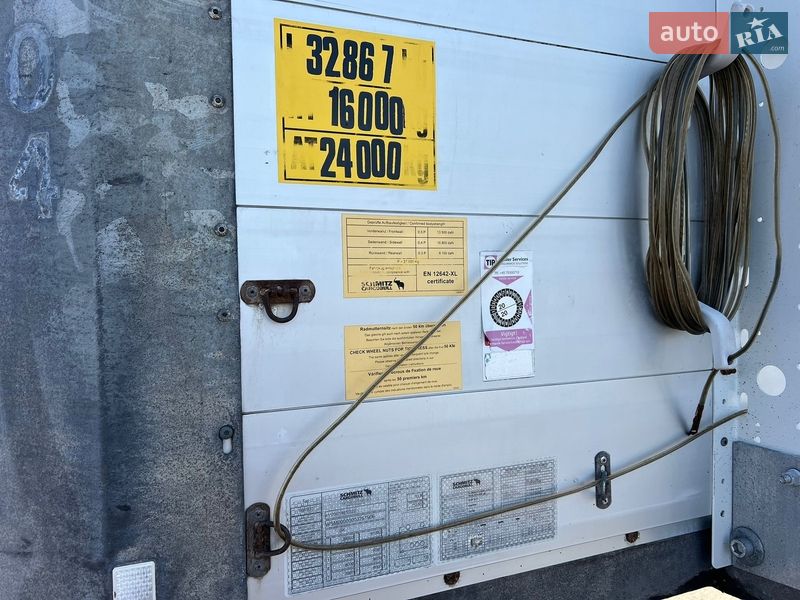 Тентованный борт (штора) - полуприцеп Schmitz Cargobull Cargobull 2017 в Луцке