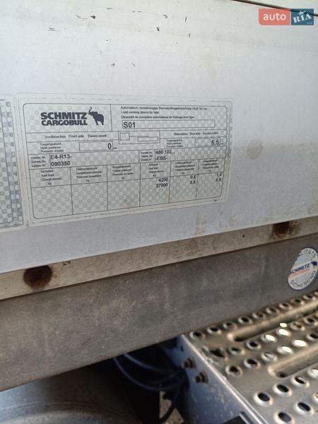 Тентованный борт (штора) - полуприцеп Schmitz Cargobull Cargobull 2010 в Луцке