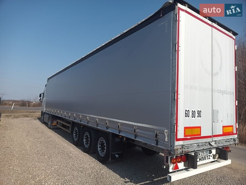 Тентованный борт (штора) - полуприцеп Schmitz Cargobull Cargobull 2015 в Львове