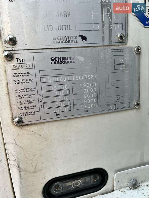 Ізотермічна будка Schmitz Cargobull Mega 2011 в Ужгороді фото 11 Ізотермічна будка Schmitz Cargobull Mega 2011 в Ужгороді