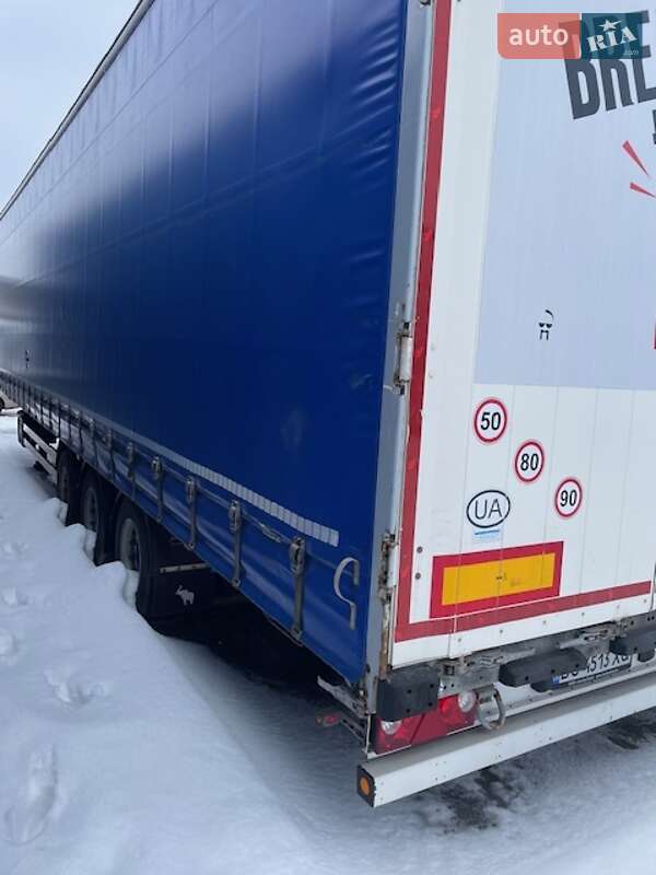 Тентованный борт (штора) - полуприцеп Schmitz Cargobull Mega 2013 в Дрогобыче