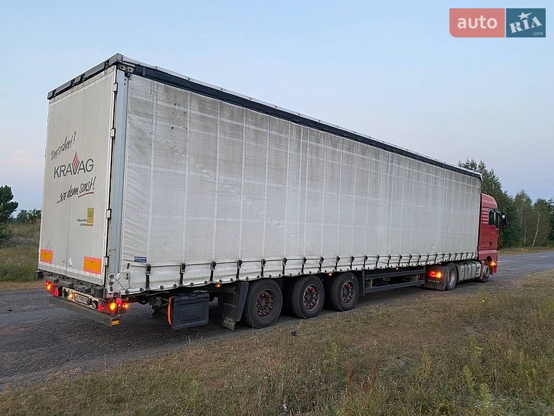 Тентованный борт (штора) - полуприцеп Schmitz Cargobull Mega 2007 в Ковеле
