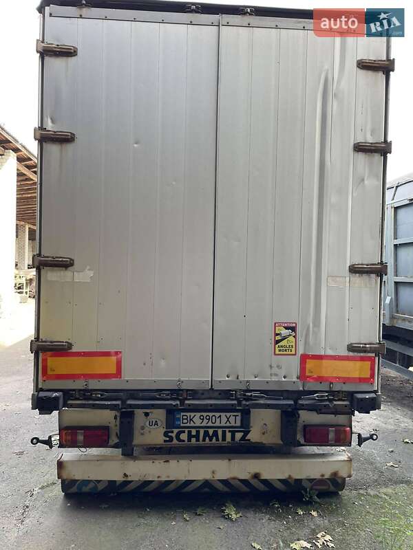 Тентованный борт (штора) - полуприцеп Schmitz Cargobull S01 2002 в Березному