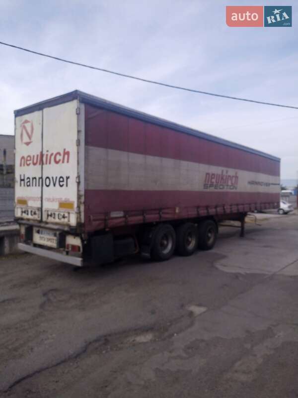Тентований борт (штора) - напівпричіп Schmitz Cargobull S01 1996 в Кременчуці