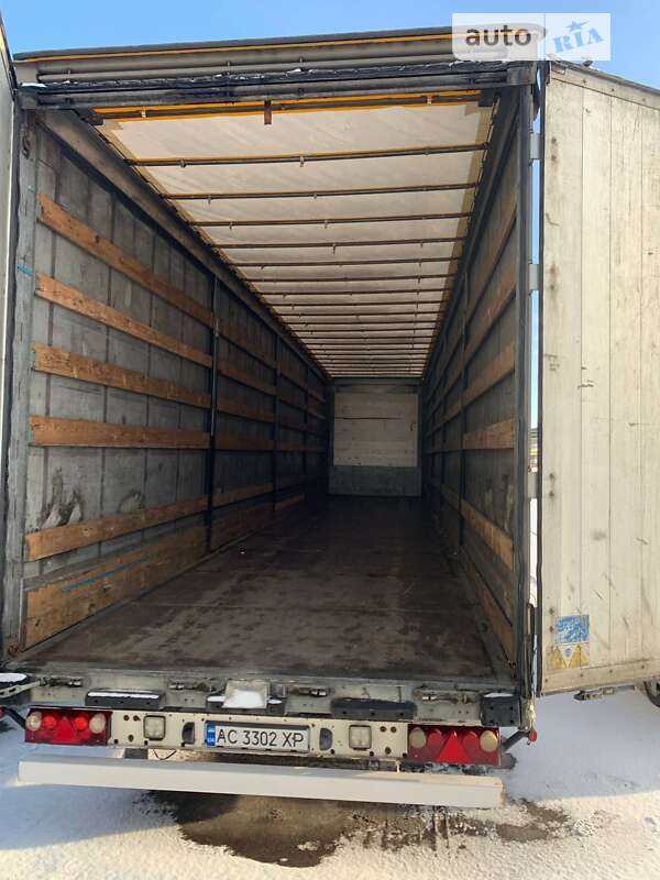 Тентованный борт (штора) - полуприцеп Schmitz Cargobull S01 2008 в Любомле