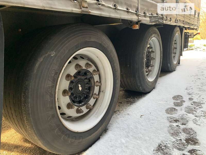 Тентованный борт (штора) - полуприцеп Schmitz Cargobull S01 2008 в Любомле