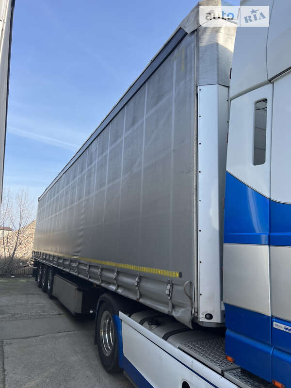 Тентований борт (штора) - напівпричіп Schmitz Cargobull S01 2014 в Тячеві