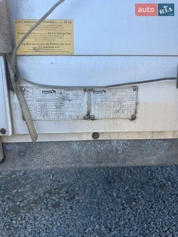 Тентований борт (штора) - напівпричіп Schmitz Cargobull S01 2005 в Хмельницькому