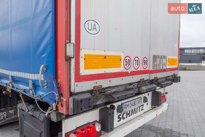Тентований борт (штора) - напівпричіп Schmitz Cargobull S01 2006 в Житомирі