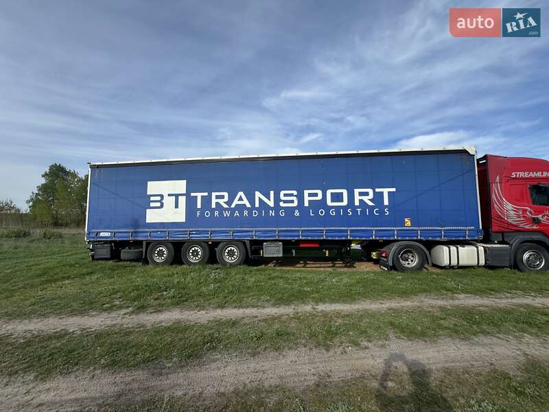 Тентованный борт (штора) - полуприцеп Schmitz Cargobull S01 2013 в Любомле