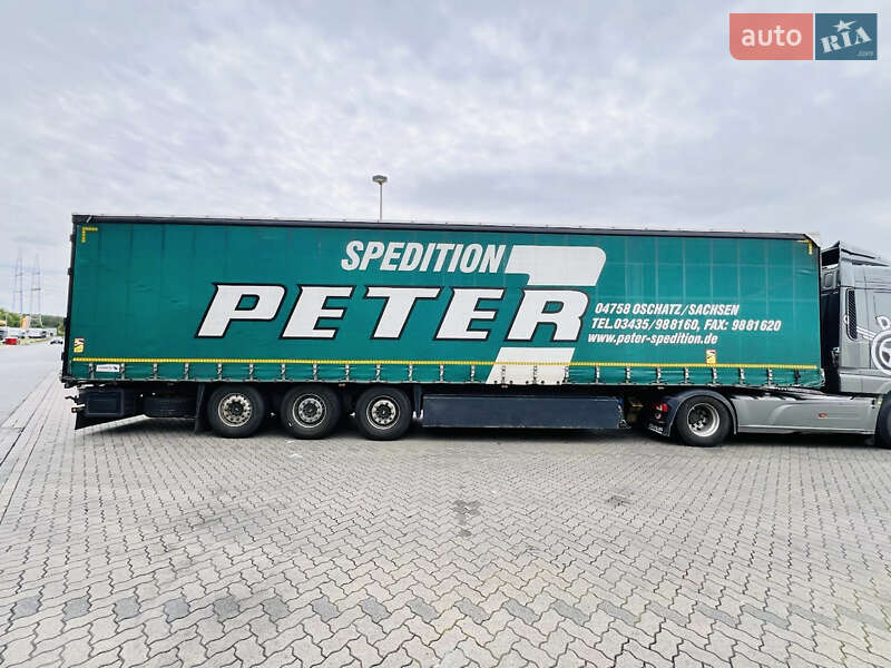 Тентованный борт (штора) - полуприцеп Schmitz Cargobull S01 2010 в Луцке